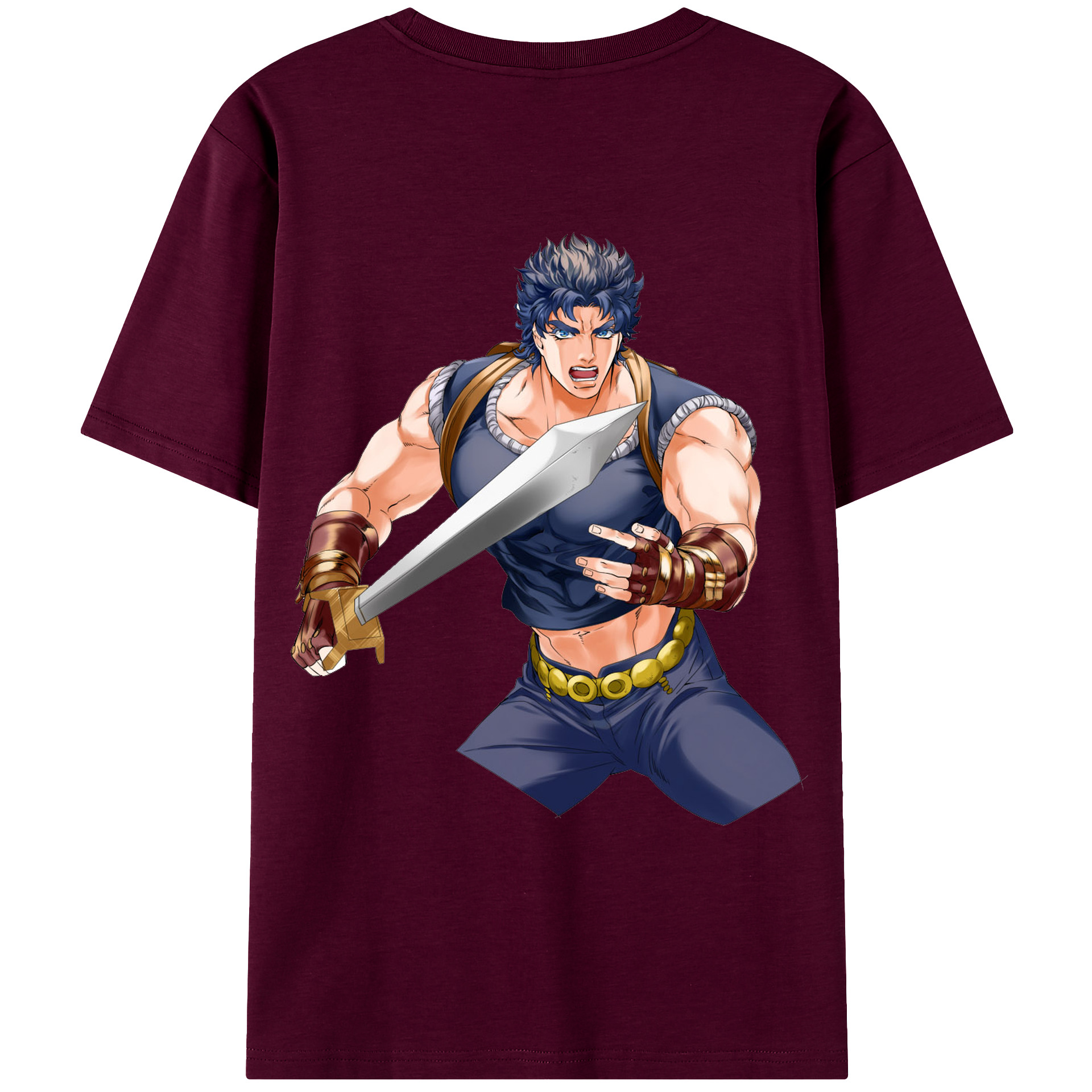 （画像用） ジョジョの奇妙な冒険 /ジョナサン?ジョースター JoJo's Bizarre Adventure Jonathan Joestar レディース半袖Tシャツ(バックプリント)